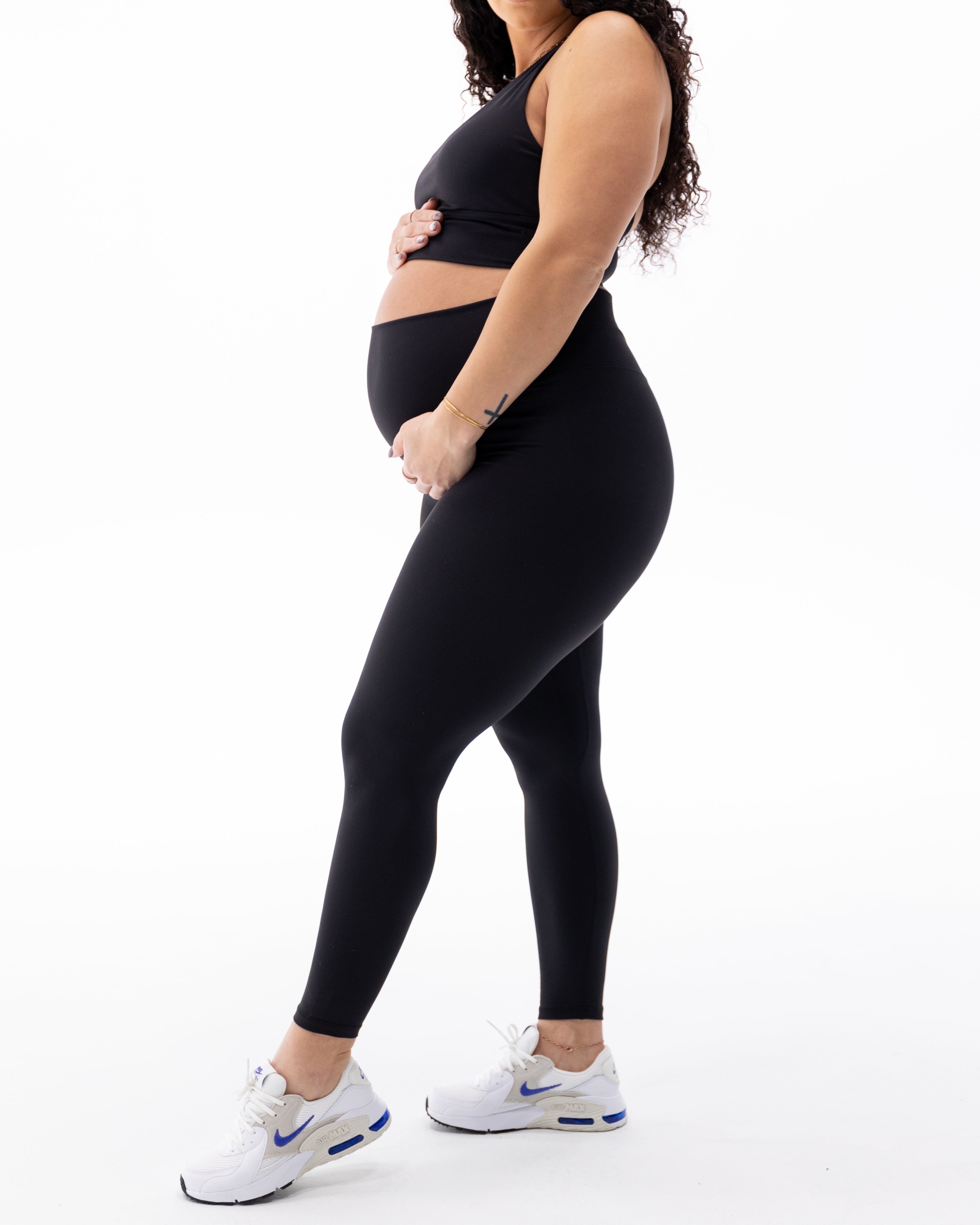 Carriwell Maternity Support Leggings Black - The Kiddie Company